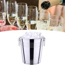 Ver imagem 2 de Balde Gelo Aço Inox Médio 14cm 1,5 Lts com Alças Frigopro