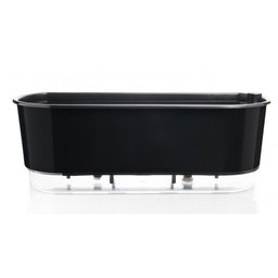Jardineira Autoirrigável Raíz - 40cm Preto - 1