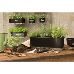 Jardineira Autoirrigável Raíz - 40cm Preto - 3