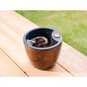 Ver imagem 7 de Vaso Elegance Autoirrigável 03 Nutriplan Preto Ônix