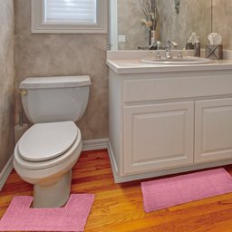 Kit Tapete Banheiro e Privada Remix 60x40-40x40 Rosa Camesa - 1