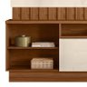 Estante Home Diamantina 150cm para Tv até 60” - Mobler:amendoa / Off White - 3