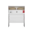 Ver imagem 2 de Módulo de Quarto Armário Ponte Aéreo Plus Casal 2 Portas 221cm Canela - Novo Horizonte