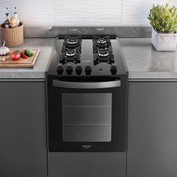 Fogão de Embutir 4 Bocas Preto com Mesa de Vidro Dako Supreme Bivolt - 6