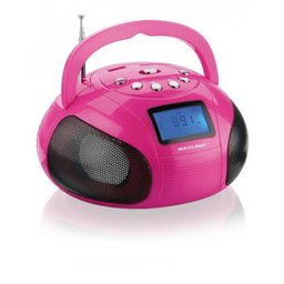 Caixa de Som Mini Boom Box 10W Rosa Multilaser - Sp146 - 1