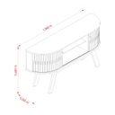 Ver imagem 4 de Bancada para Tv até 55 Polegadas Atlanta Jade Oliva Madetec