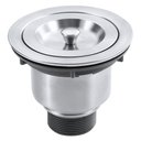 Ver imagem 5 de Kit Cuba Americana Farmhouse Flat Aço Inox 1mm Escovado SA105-PPF 65,3x49,8x22,8cm com Válvula GRÁTI