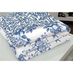 Edredom Microfibra Dupla Face Queen Opala Camesa - 2