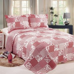 Colcha Evolution Patchwork Queen 240x260 Mona Camesa - 1