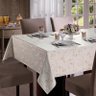 Toalha de Mesa Quadrada Jacquard Lumina Ii Dourado - 1
