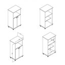 Ver imagem 2 de Armário para Forno e Micro-ondas Am1010 