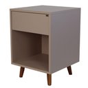 Ver imagem 2 de Mesa de Cabeceira 1 Nicho 1 Gaveta 400x550x400 Sal Rosa - Mdf Arauco