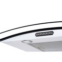 Ver imagem 4 de Coifa de Parede 60cm Vidro Curvo Slim Fogatti Branco