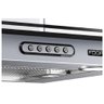 Coifa de Parede 70cm Vidro Reto Duto Slim Fogatti Inox - 4