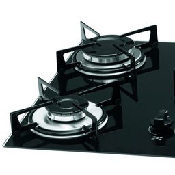 Cooktop 5 Bocas Fischer Elétrico Tripla Chama Vidro Temperado Preto Ébano Bivolt - 5