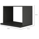 Ver imagem 3 de Nicho Microondas 100% Mdf Preto