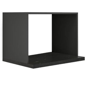 Nicho Microondas 100% Mdf Preto