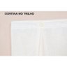 Cortina Maya 4,00m x 2,80m - Tecido Renda com Forro - Branco - 3