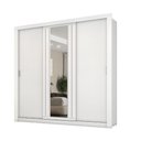 Ver imagem 6 de Guarda-roupa Casal 3 Portas Doha Lux Carraro Ripado