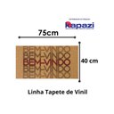 Ver imagem 3 de Tapete Capacho Terral 40cm X 75cm Comprimento 75 Cm Desenho do Tecido Bem Vindo Degrade Largura 40 C