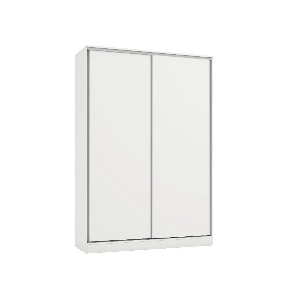 Guarda-Roupa 2 Portas Correr Kappesberg N537 2 Gavetas Branco SE - 1