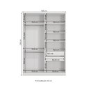 Ver imagem 2 de Guarda Roupa 2 Portas de Correr 158cm N537 Kappesberg - Branco