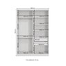 Guarda Roupa 2 Portas de Correr 158cm N537 Kappesberg - Branco - 2
