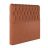 Cabeceira King Vegas em Veludo com Sapata Cor Terracota Sonhar 10104VL-35 - TERRACOTA - 1