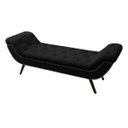 Ver imagem 4 de Recamier Divã Odessa P04 160 cm Suede - ADJ Decor - Preto TCA 944