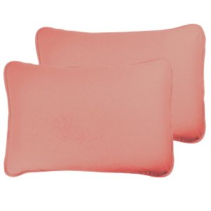 Par de Fronha para Travesseiro Rosa Claro 100% Algodão