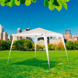 Tenda Gazebo Mor Rafia Branca 2,40x3 Metros Estrutura em Aço - 5