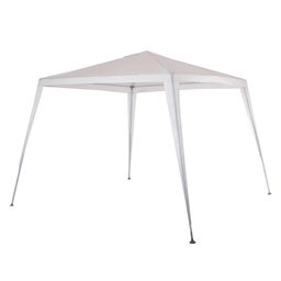Tenda Gazebo Mor Rafia Branca 2,40x3 Metros Estrutura em Aço - 1