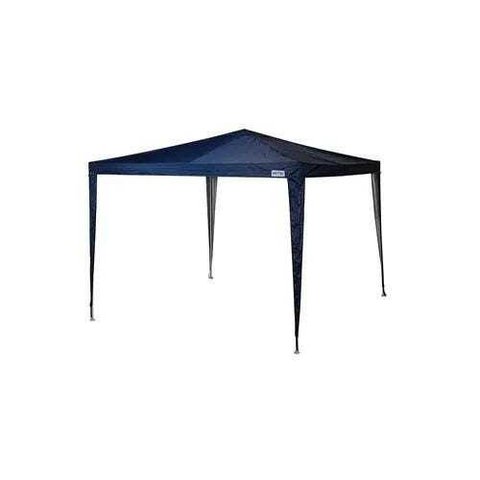 Gazebo 3,00x3,00m Poliester Oxford Azul com Silvercoating