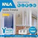 Ver imagem 4 de Veda Fresta Adesivo Perfil e 9x4mm 6m Isolamento Termico Acustico Branco Kala