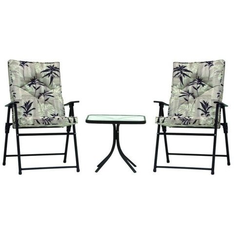 Conjunto Kairos 1 Mesa e 2 Cadeiras Mor