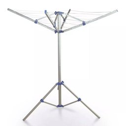 Varal De Chão Giratório Parabólico Alumínio Com Base - Mor - 1 Varal De Chão Giratório Parabólico Alumínio Com Base - Mor - 1