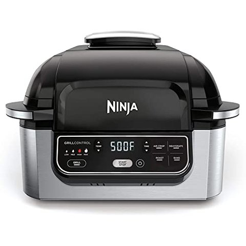 Ninja Ag301 Grill 5 em 1 com Air Fry - Programável