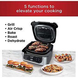 Ninja Ag301 Grill 5 em 1 com Air Fry - Programável - 3