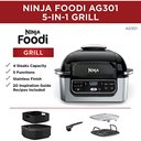 Ver imagem 2 de Ninja Ag301 Grill 5 em 1 com Air Fry - Programável