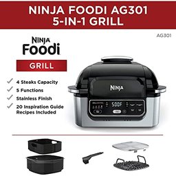 Ninja Ag301 Grill 5 em 1 com Air Fry - Programável - 2