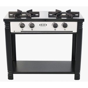 Fogão Industrial 2 Bocas sem Forno Linha Bravo - Venâncio