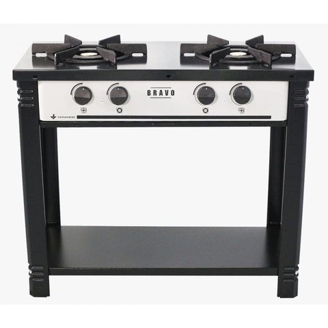 Fogão Industrial 2 Bocas sem Forno Linha Bravo - Venâncio