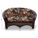 Ver imagem 3 de Conjunto de Sofá Fibra Sintética 19 - 1 Sofá 2 L + 2 Poltronas + 1 Mesa Centro - Tecido Maui Preto