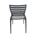 Ver imagem 4 de Cadeira Sofia com Encosto Vazado Grafite