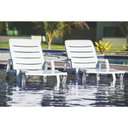 Ver imagem 2 de Espreguiçadeira Reclinável Praia/Piscina Branca Leblon - Tramontina
