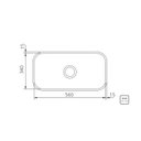 Ver imagem 2 de Cuba Aço Inox 430 Retangular Standard 56x34 Tramontina