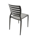 Ver imagem 3 de Cadeira Sofia com Encosto Vazado Marrom