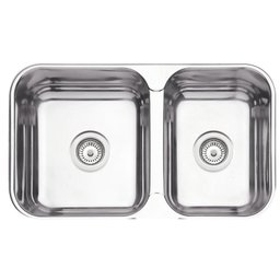 Cuba Dupla Pia Cozinha Inox 69x40 Polido - Tramontina - 1