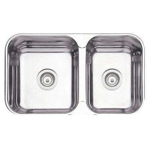 Cuba Dupla Pia Cozinha Inox 69x40 Polido - Tramontina