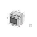 Ver imagem 4 de Forno Micro-ondas Embutido 25L Inox 60 - Tramontina